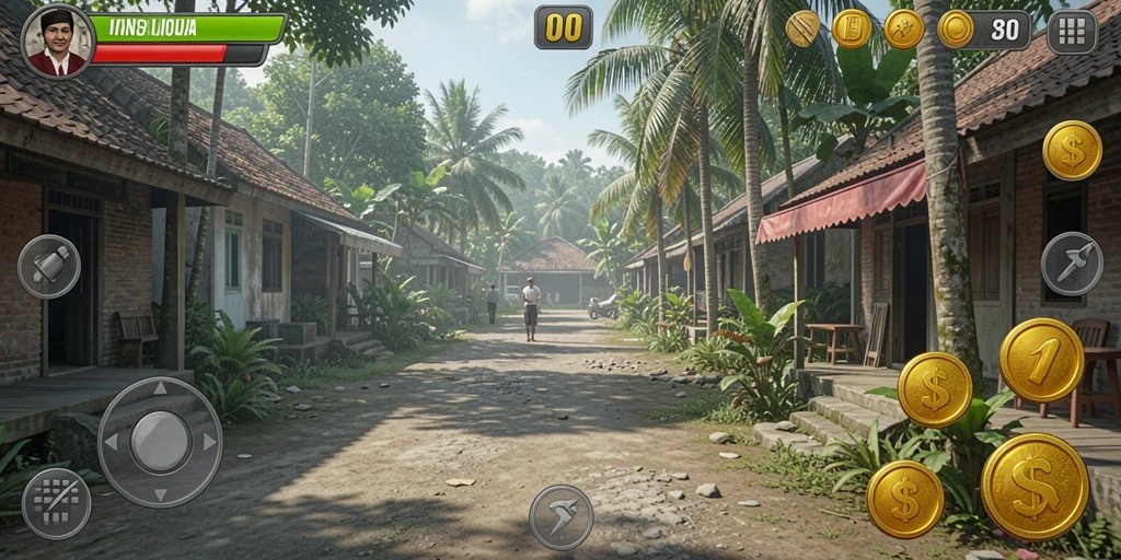 Fitur multiplayer untuk bermain dengan teman secara online.