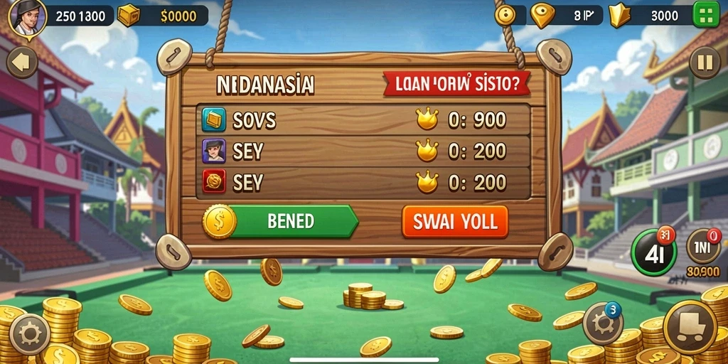 Sistem reward yang memberikan bonus menarik setiap harinya.