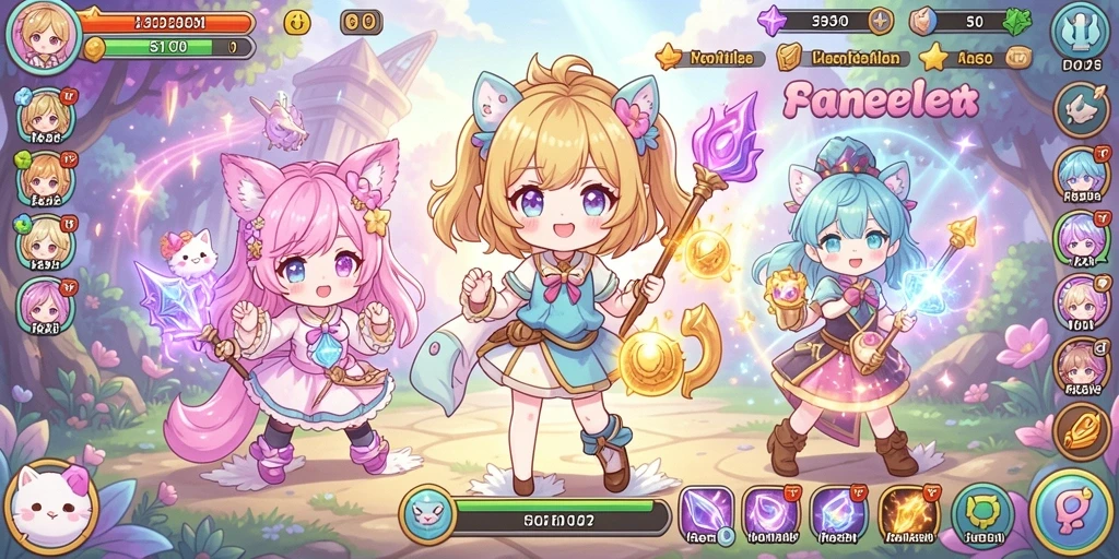 Screenshot karakter baru yang ditambahkan dalam pembaruan.