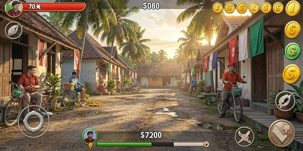 Fitur interaksi sosial yang menarik.