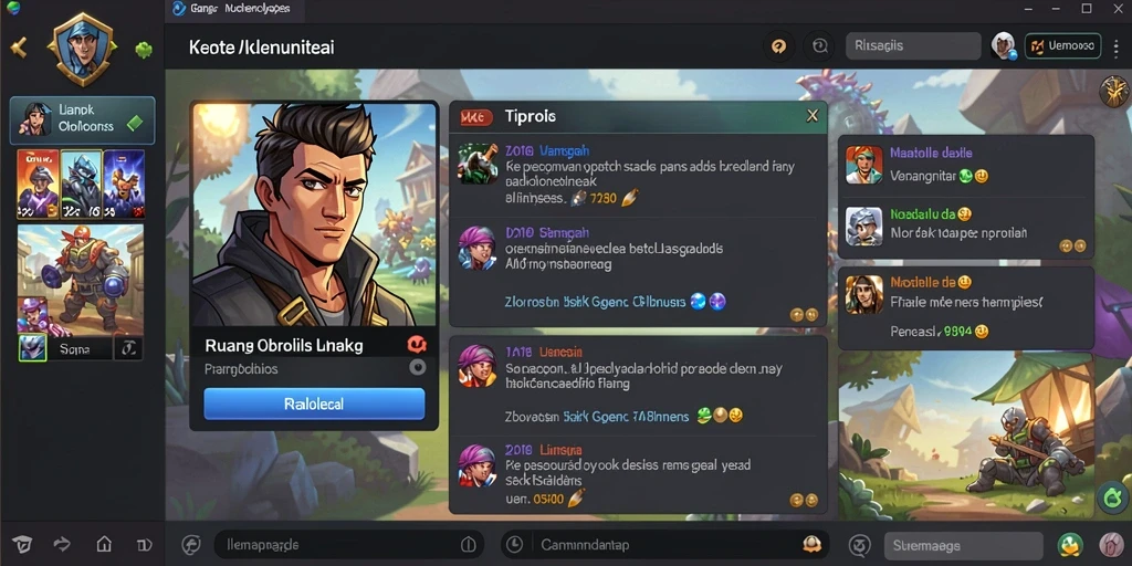 Tangkapan layar memperlihatkan sistem upgrade karakter yang menarik.