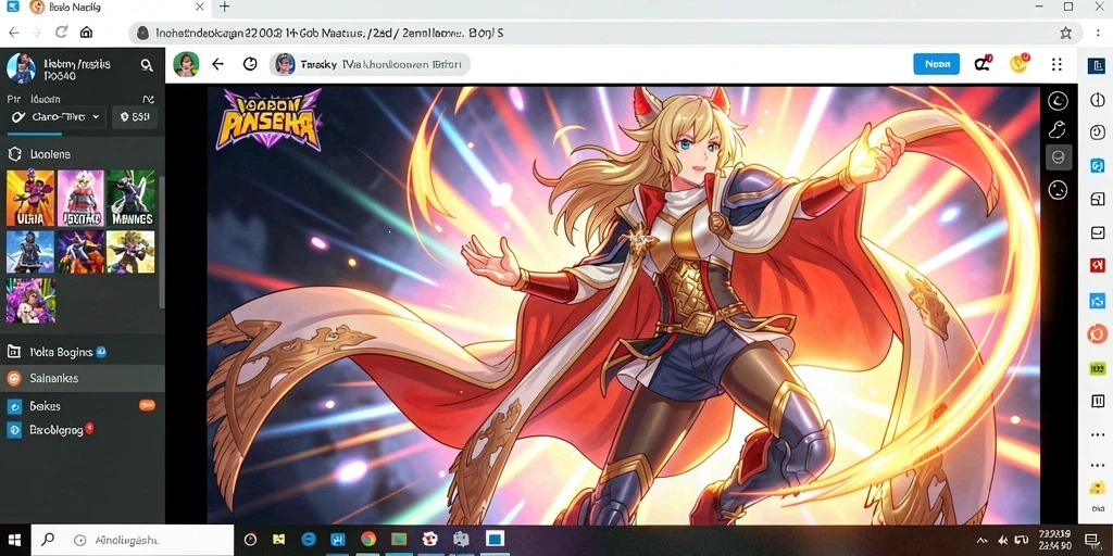 Tangkapan layar dari fitur multiplayer yang seru.