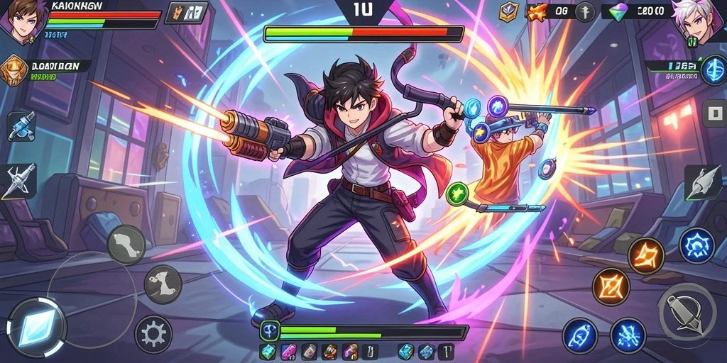 Berkolaborasi dengan teman dalam mode multiplayer.